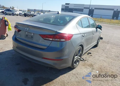 2017 Hyundai Elantra Limited из США, поврежденный, VIN KMHD84LF7HU149006